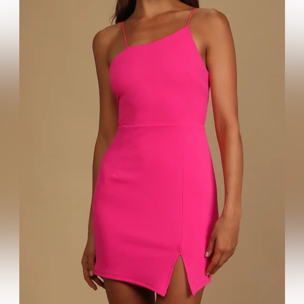 Neon Pink Lulu’s Party for Two Dress